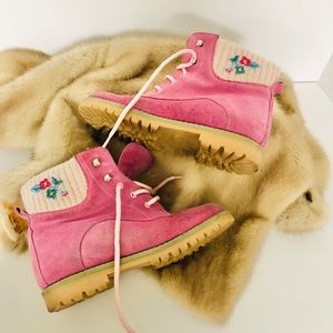 SHOO BE DOO girls winter suede snow boots